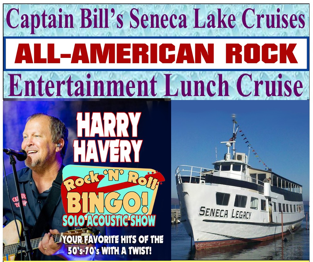 Rock-N-Roll Bingo Cruise on Seneca Lake - Thur., June 13, 2024